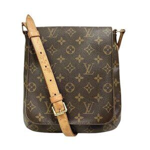 LOUIS VUITTON Brown Monogram Shoulder Bag